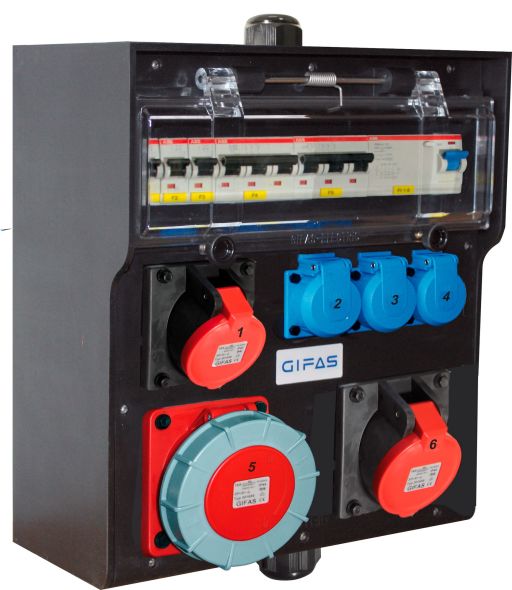 Vollgummi-Wandverteiler 776-3103C63.003PO7