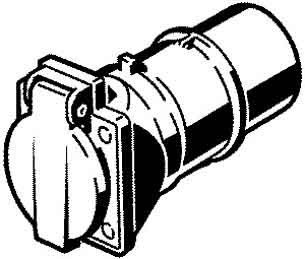 Adapter-Stecker 3pol. 6h 105542