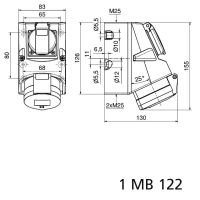 Kombi-Steckdose 1010-QC