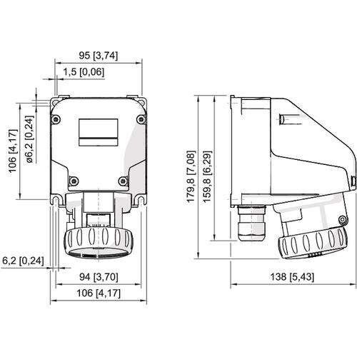 Kleinsteckdose 8572/13-306
