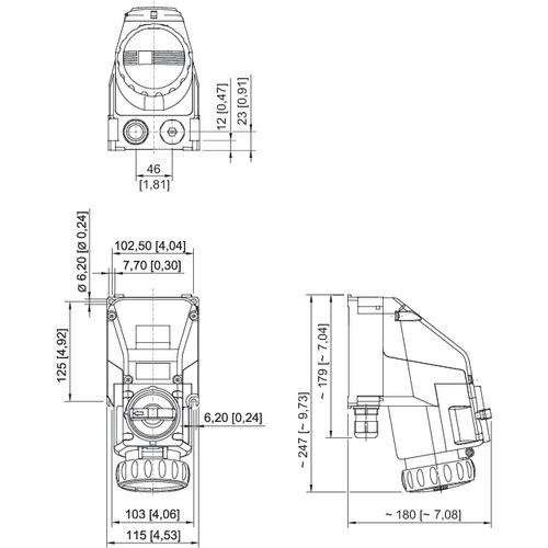 Schaltersteckdose 8570/11-410-S#273929