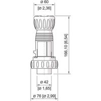Stecker 12 A grün 3h 8573/12-203 #243199