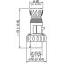 Stecker 16 A hellgrau 5h 8570/12-305-S#272897