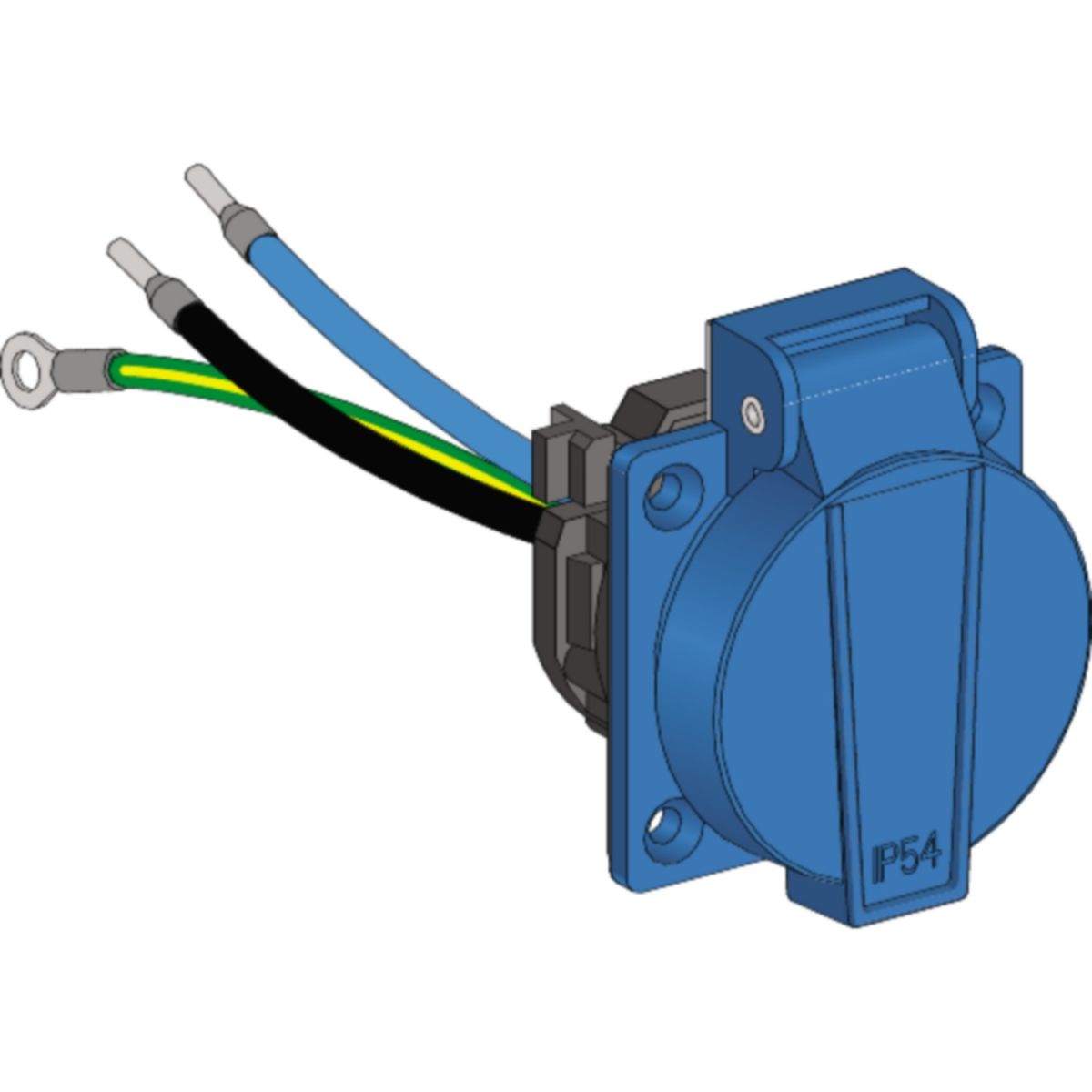 TE-Steckdosen-Baugruppe EVP1BSSE