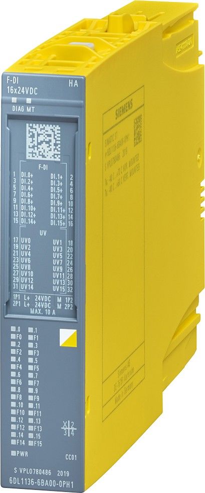 SIMATIC ET 200SP HA F-DI 6DL1136-6BA00-0PH1 SIMATIC ET 200SP HA F-DI 6DL1136-6BA00-0PH1