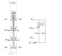4-Kanal-Digitaleingang 753-408