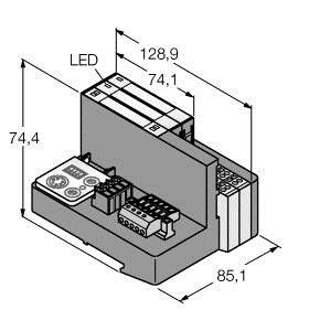 Set f. einf. I/O-Kommunik. TI-BL20-DN-S-4 Set f. einf. I/O-Kommunik. TI-BL20-DN-S-4