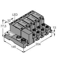 Set f. einf. I/O-Kommunik. TI-BL67-DN-S-8