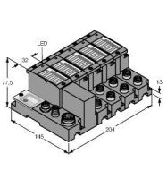 Set f. I/O-Kommunikation TI-BL67-DPV1-S-8