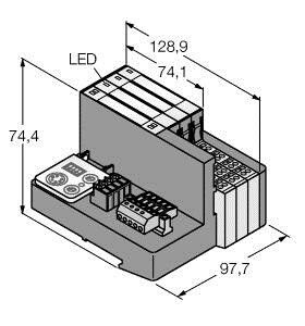 Set f. einf. I/O-Kommunik. TI-BL20-DN-S-6 Set f. einf. I/O-Kommunik. TI-BL20-DN-S-6