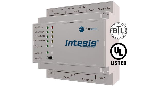 Intesis Protocoltranslator IN701KNX2500000 Intesis Protocoltranslator IN701KNX2500000