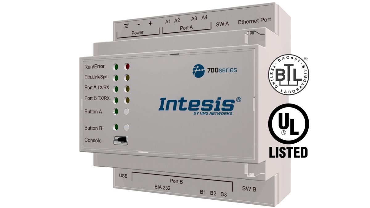 Intesis Protocoltranslator IN701KNX6000000