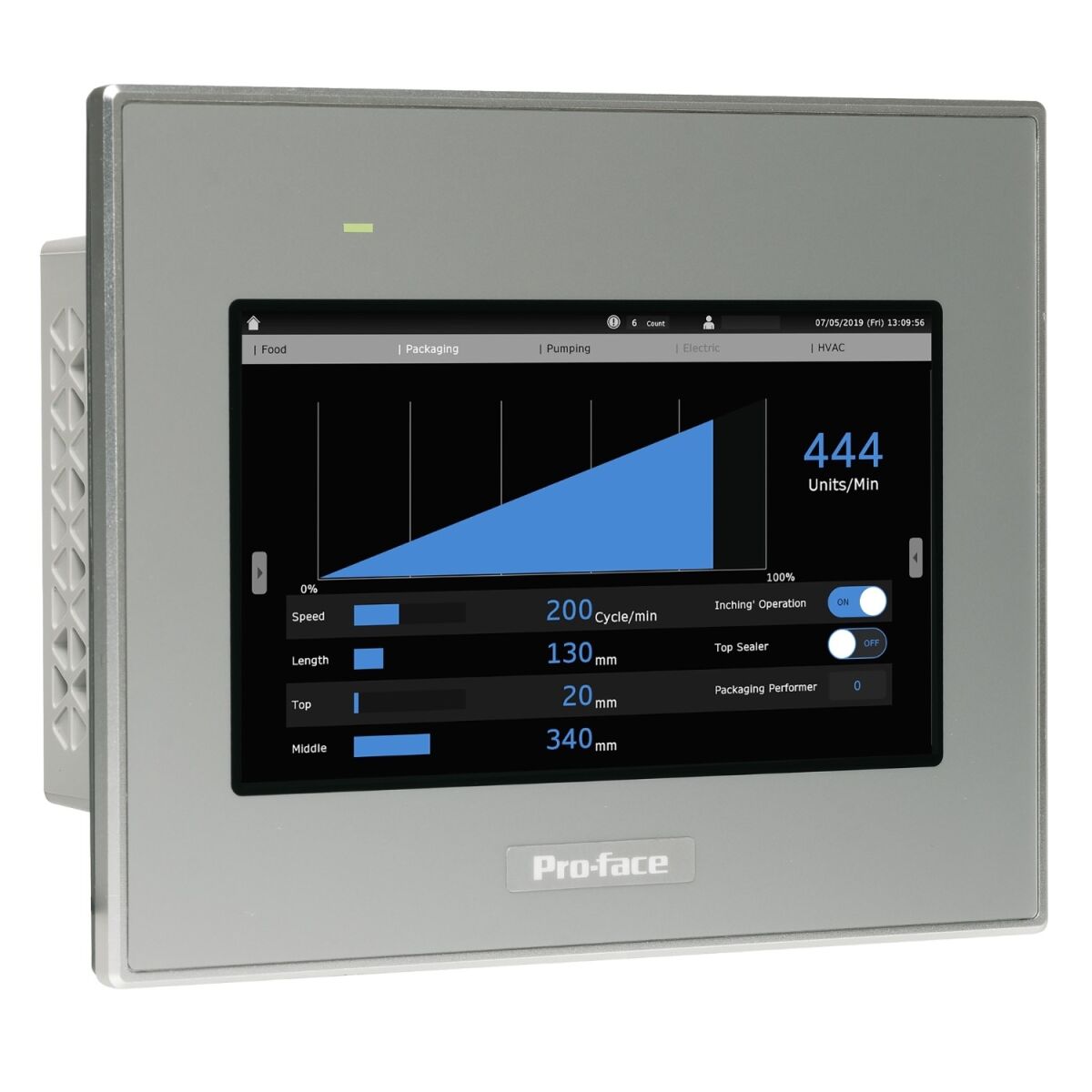 HMI Touch-Panel resistiv PFXST6200WAD HMI Touch-Panel resistiv PFXST6200WAD