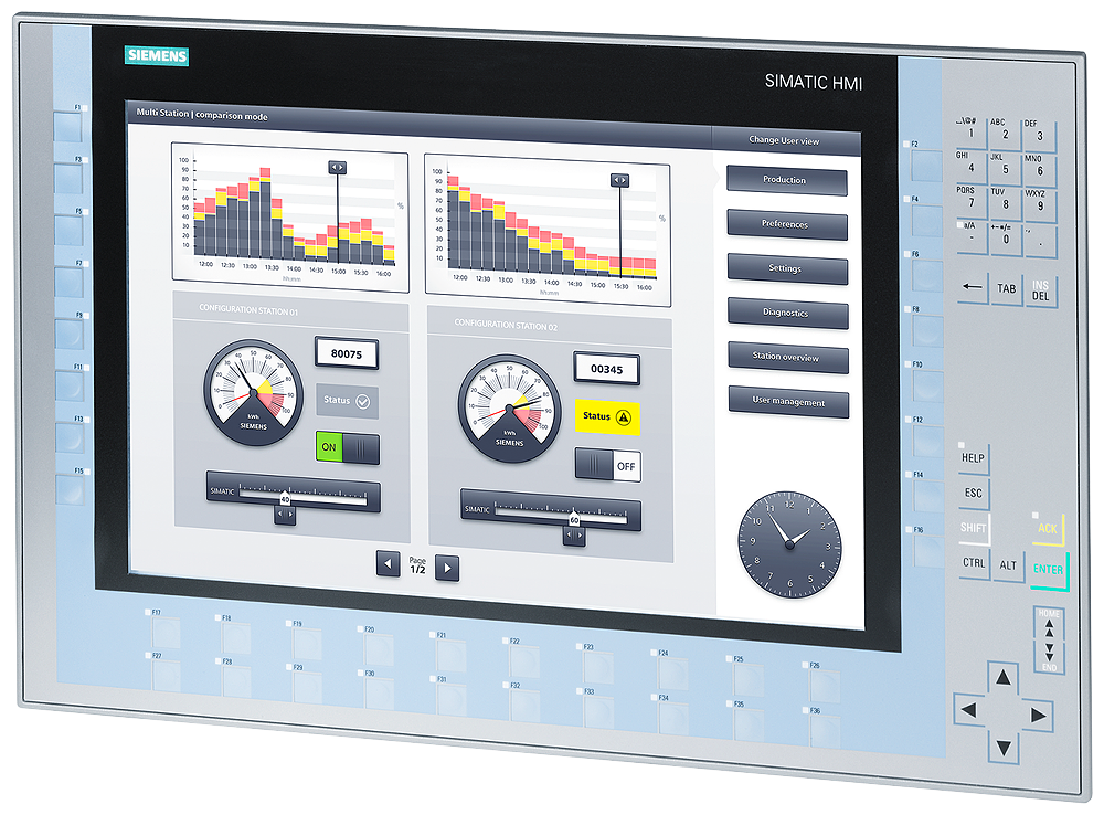 SIMATIC HMI KP1500 Comfort 6AV2124-1QC02-0AX2