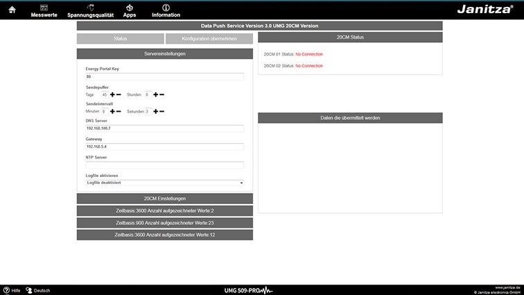 APP PUSH SERVICE + UMG20CM 5100285