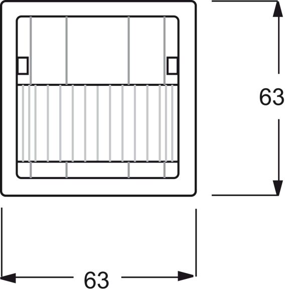 KNX-Bewegungsmelder-Sensor 6122/02-866-500 KNX-Bewegungsmelder-Sensor 6122/02-866-500