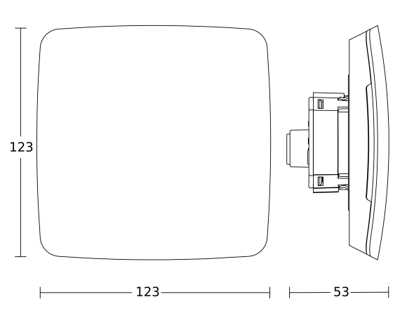 Multisensor Hochfrequenz True PresenceDALI2UP Multisensor Hochfrequenz True PresenceDALI2UP