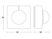 Bewegungsmelder IS 3360-E MX AP KNX