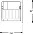 KNX-Bewegungsmelder-Sensor 6122/02-803-500