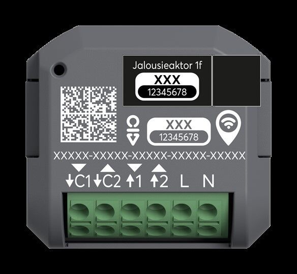 Jalousieaktor 1-fach 62831 U-WL Jalousieaktor 1-fach 62831 U-WL