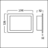 Touch Panel Wandeinbau UP LITECOM #28000262