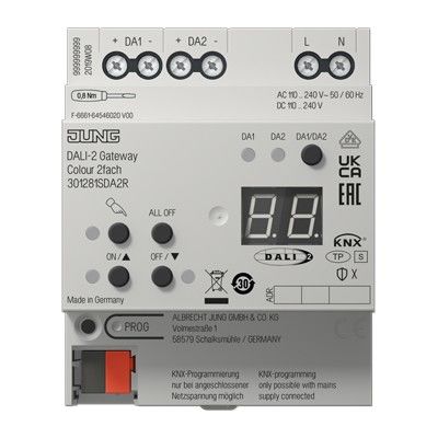 KNX DALI-2 Gateway Colour 30128 1S DA2 R