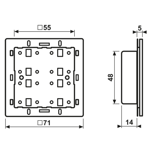 KNX Tastsensor-Modul CD 4294 1ST KNX Tastsensor-Modul CD 4294 1ST