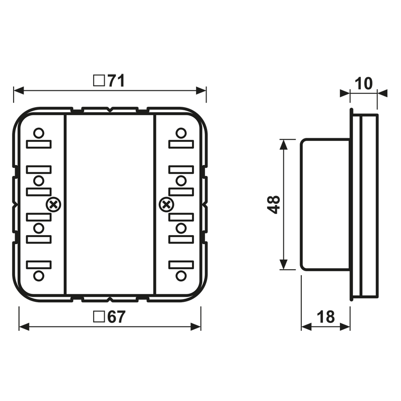 KNX Tastsensor-Modul 1f CD 52911 ST