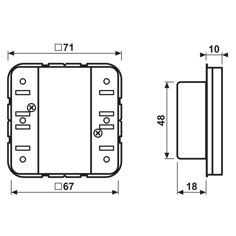 KNX Tastsensor-Modul 3f CD 52931 ST