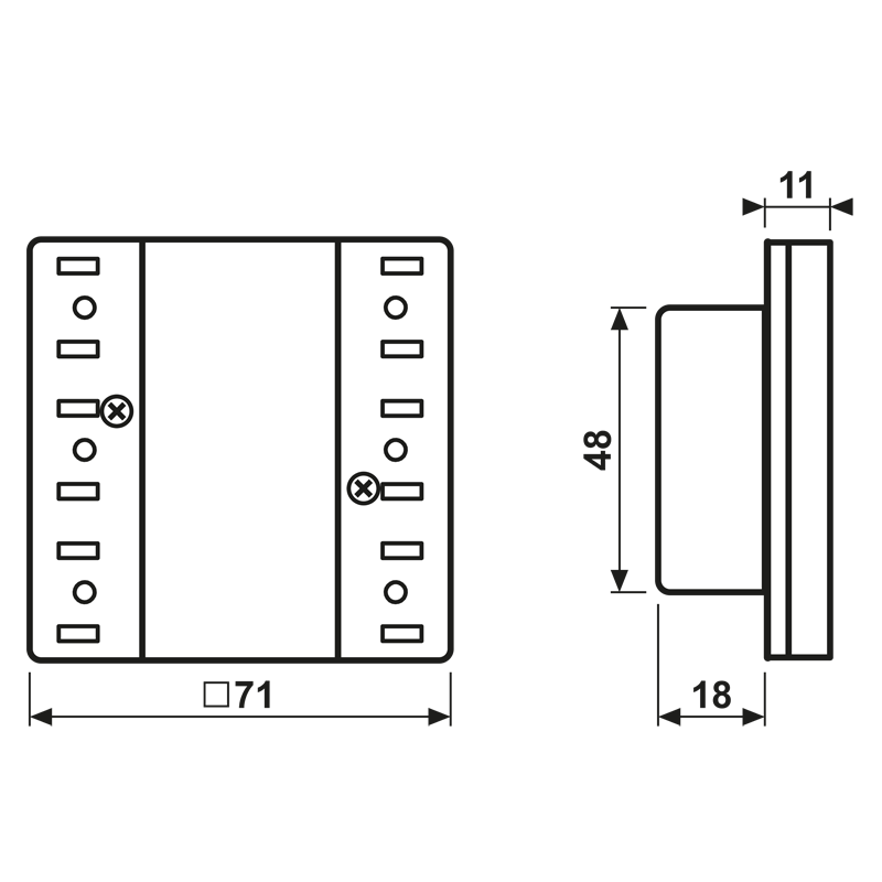 KNX Tastsensor-Modul 3f LS 52931 ST