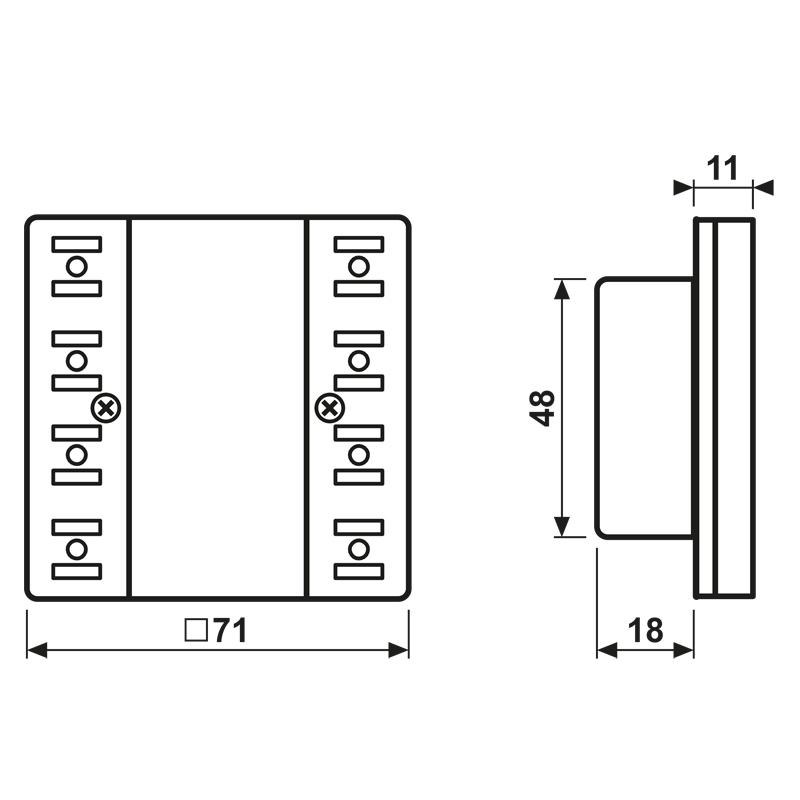 KNX Tastsensor-Modul 4f LS 52941 ST