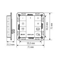 DALI 8-fach Taster PUSHBUTTONx8CL.REL.C