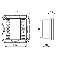 KNX Tastsensor-Modul 4f A 52941 ST