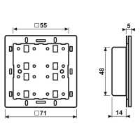 KNX Tastsensor-Modul 4fach 42941 ST