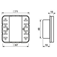 KNX Tastsensor-Modul Univ. CD 52941 ST