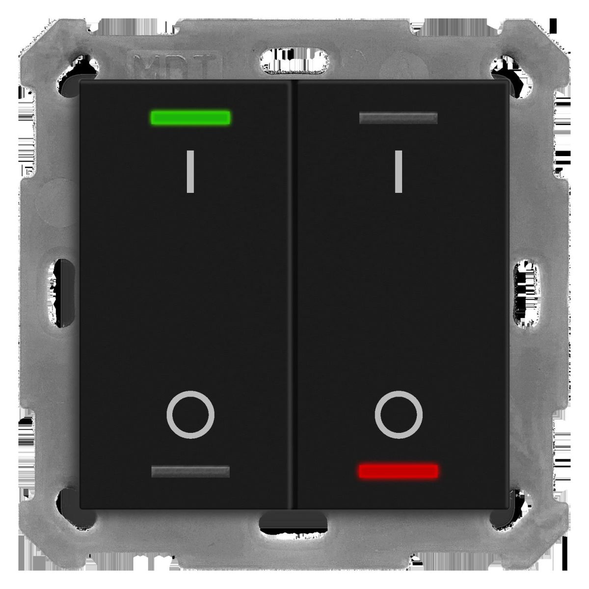 KNX Taster Light 55 2-fach BE-TAL55T206.B1 KNX Taster Light 55 2-fach BE-TAL55T206.B1