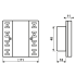 KNX Tastsensor-Modul 2f LS 52921 ST