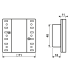 KNX Tastsensor-Modul 3f LS 52931 ST