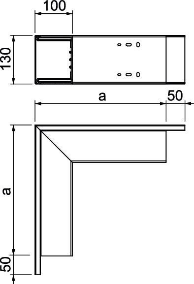 Außeneck WDK A100130RW
