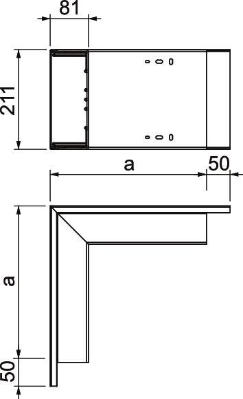 Außeneck WDK A80210RW