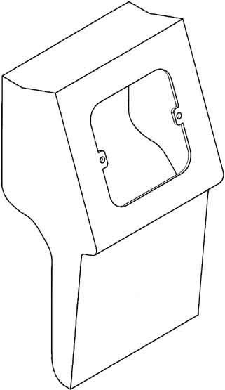 SLTK-Geräteträger 50x20 ws NP42813
