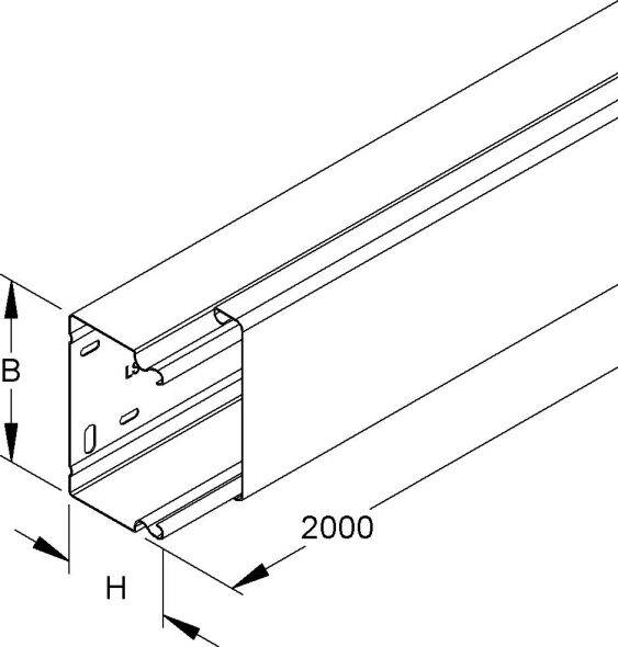 LS-Rechteckkanal LLK 60.200 C