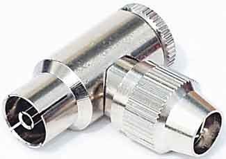 Koax-Winkelkupplung BK8Lose