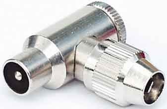 Koax-Winkelstecker BK7Lose