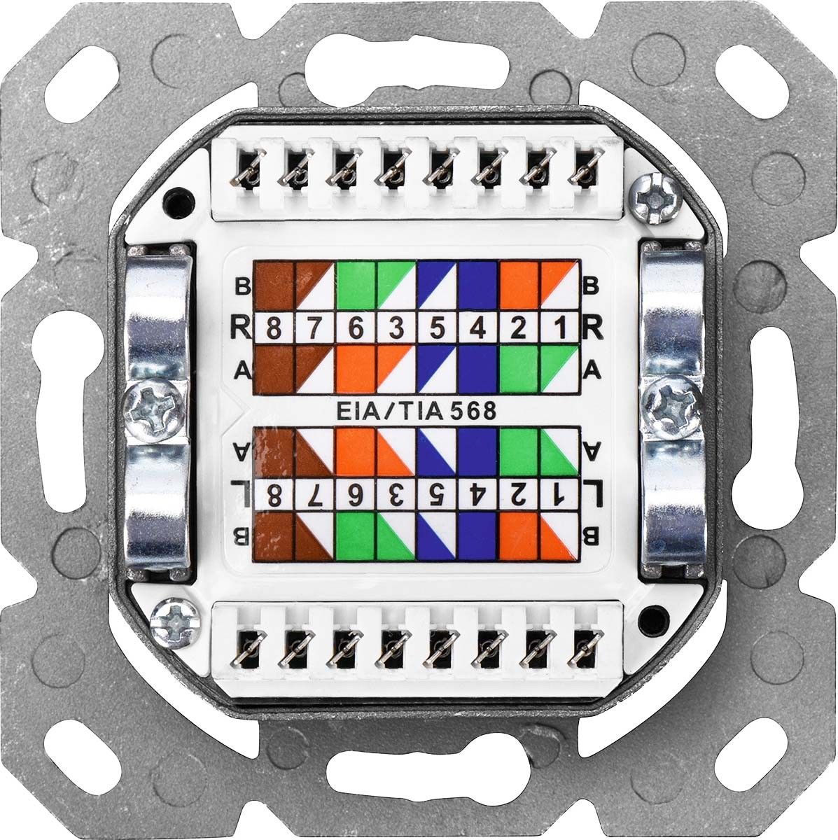 Datendose 2f. Kat.6 DN-9006-N