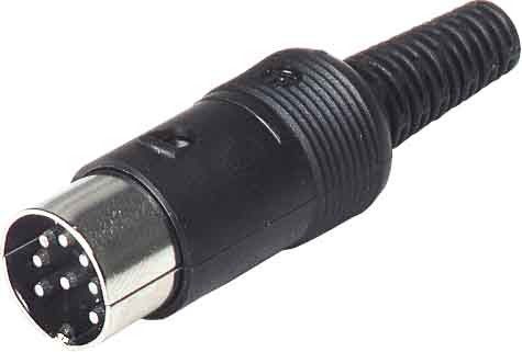 Stecker mit Isoliergriff MAS 80 S sw Stecker mit Isoliergriff MAS 80 S sw