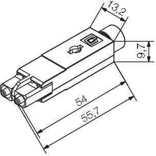 Kommunikationskomponente IE-PI-SCRJ-POF