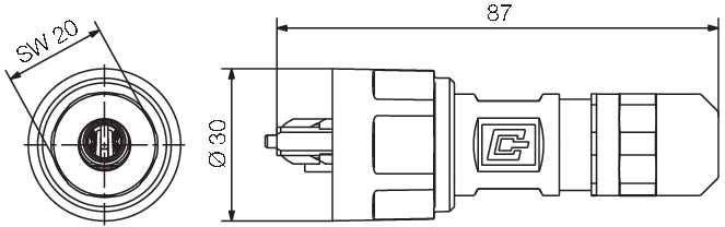 LWL SC Set Multimode IE-PS-V01M-2SC-MM