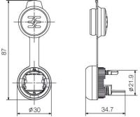 Modul RJ 45 IE-FCM-RJ45-FJ-B