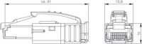Stecker RJ45 Crimp IE-PS-RJ45-TH-BK